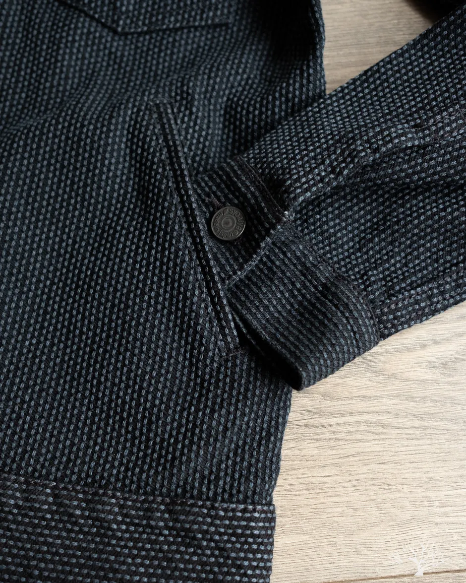 Sashiko Type 2 Jacket - Grey x Black