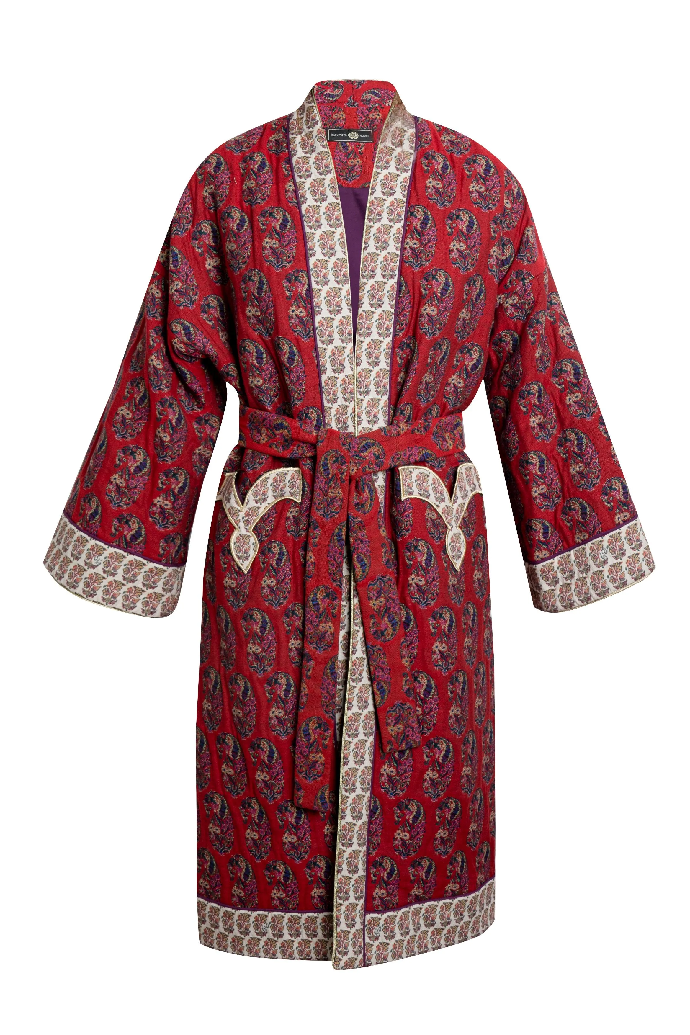 Shah Quilted Coat - Red (Limited Edition)