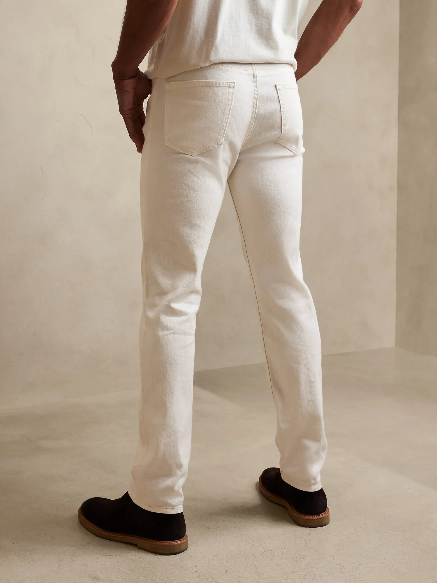 Slim Linen-Cotton Traveler Pant