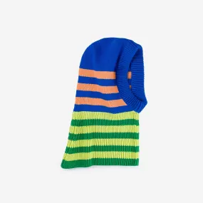 Sport Stripe Knit Hood