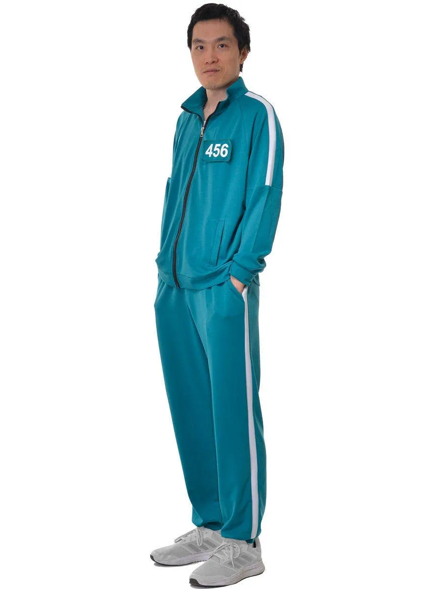 Squid Play 456 or 067 Adults Plus Size Player Tracksuit Costume