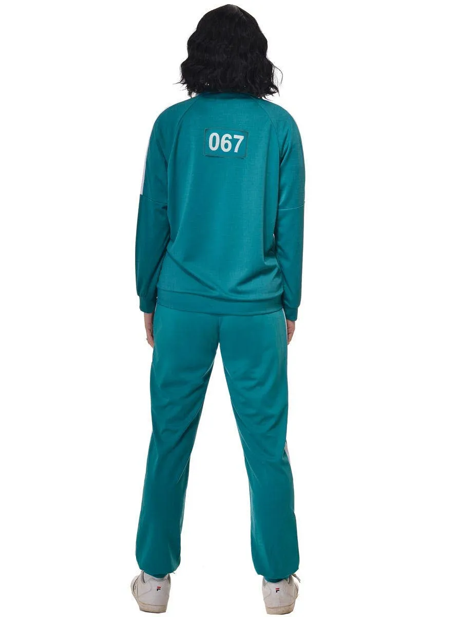 Squid Play 456 or 067 Adults Plus Size Player Tracksuit Costume