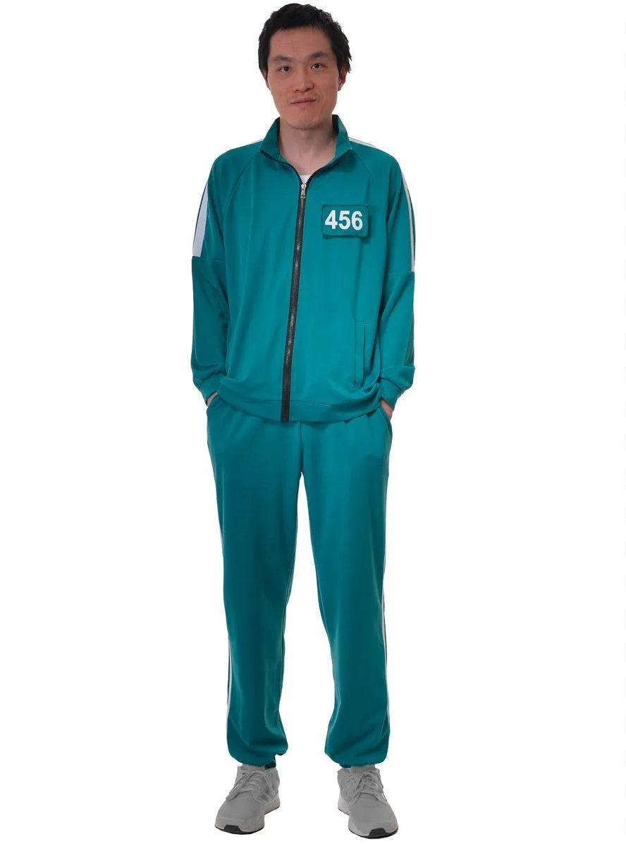 Squid Play 456 or 067 Adults Plus Size Player Tracksuit Costume