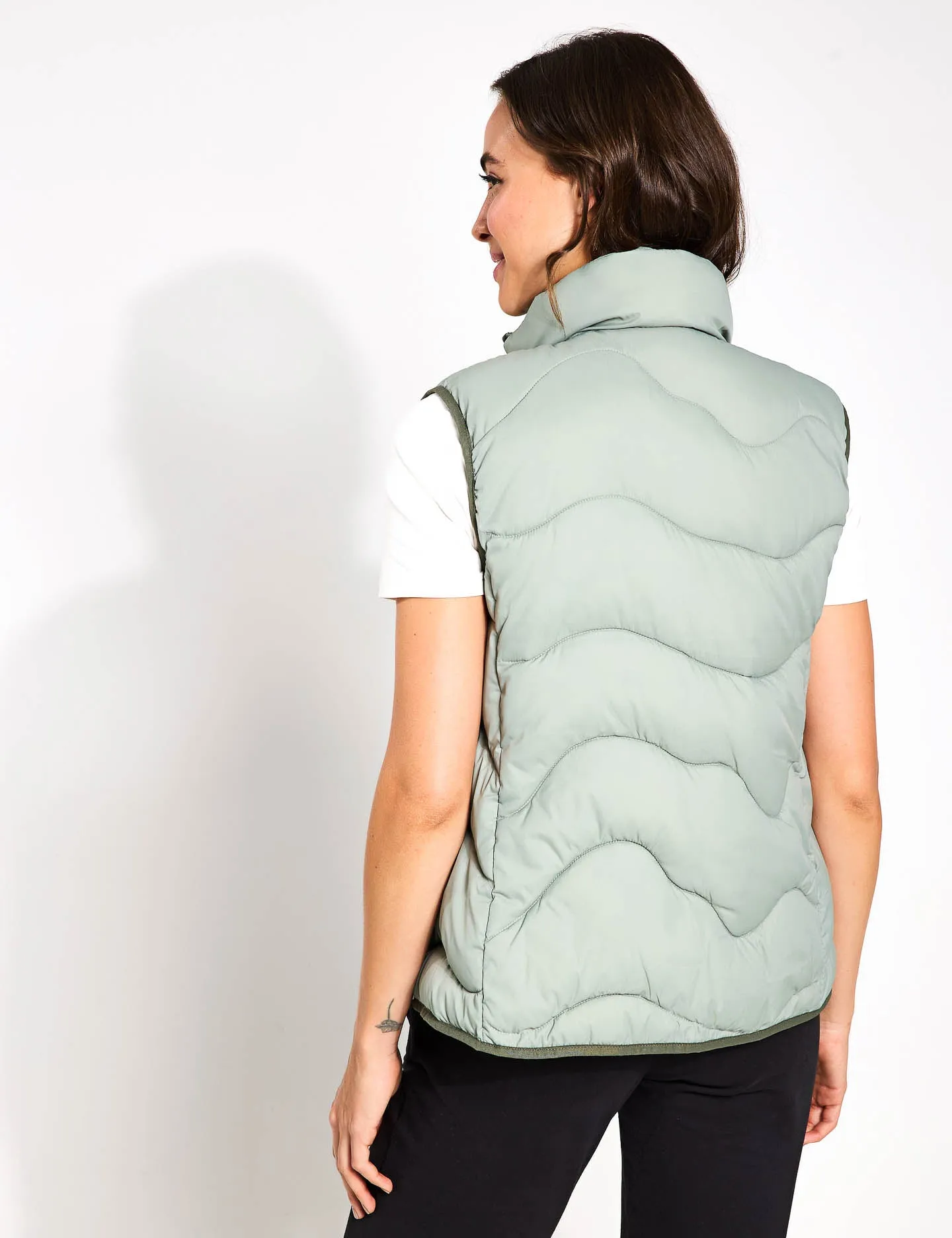 Stormwear Quilted Puffer Gilet - Light Verdigris