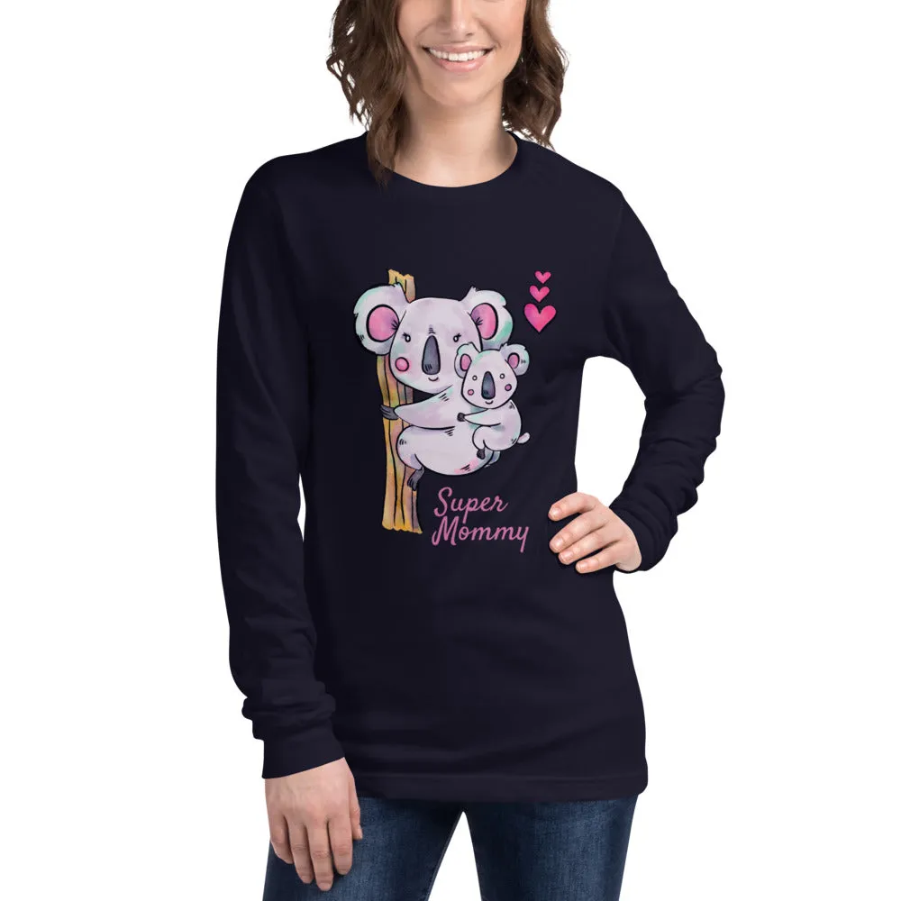 Super Mommy Mothers Day Women's Long Sleeve T-Shirt