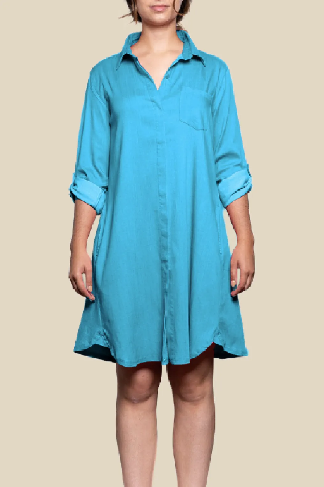 Tencel Shirt Dress