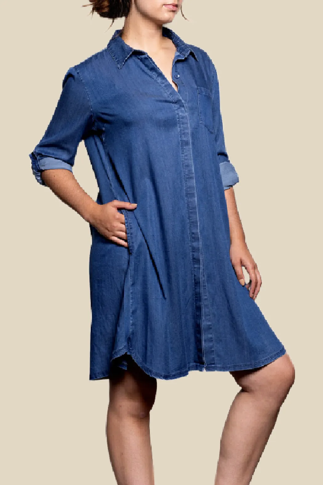 Tencel Shirt Dress