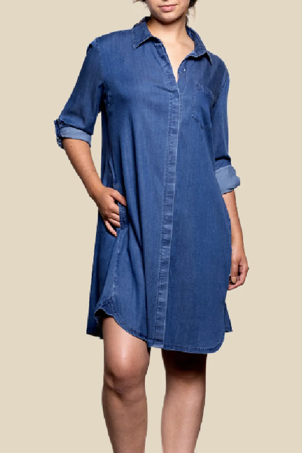 Tencel Shirt Dress