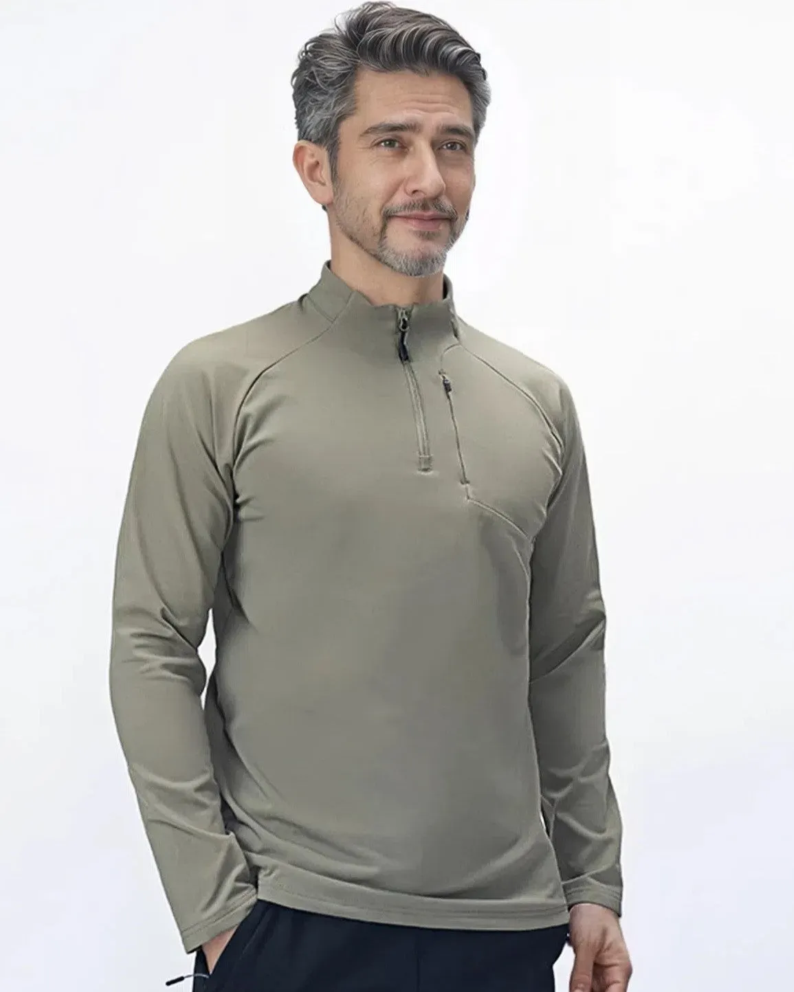 Terrain Trek Long Sleeve Lightweight Fleece Shirt Gym&Outdoor