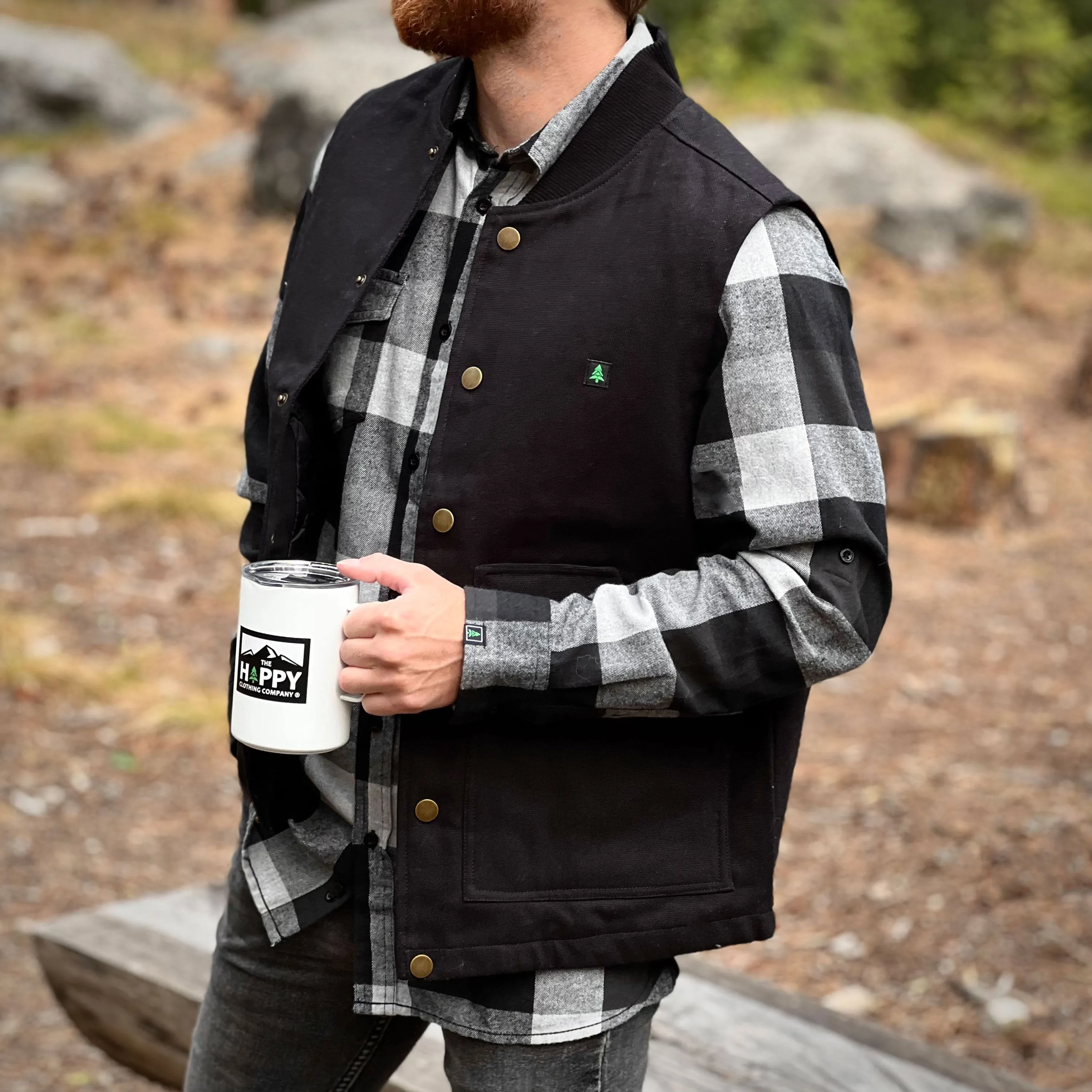 The Pursuer Workwear Vest w/ Mountain-Tree Label