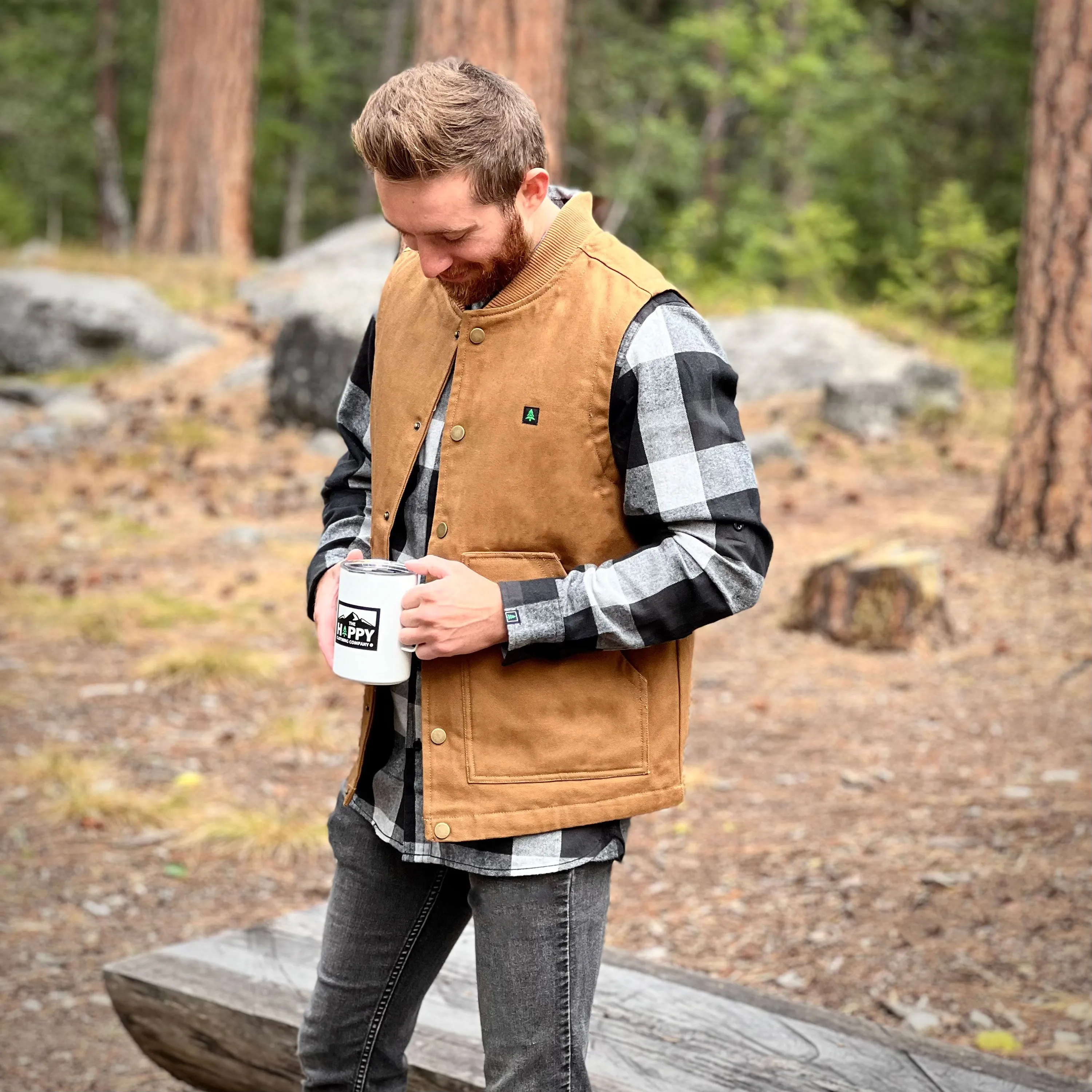 The Pursuer Workwear Vest w/ Mountain-Tree Label