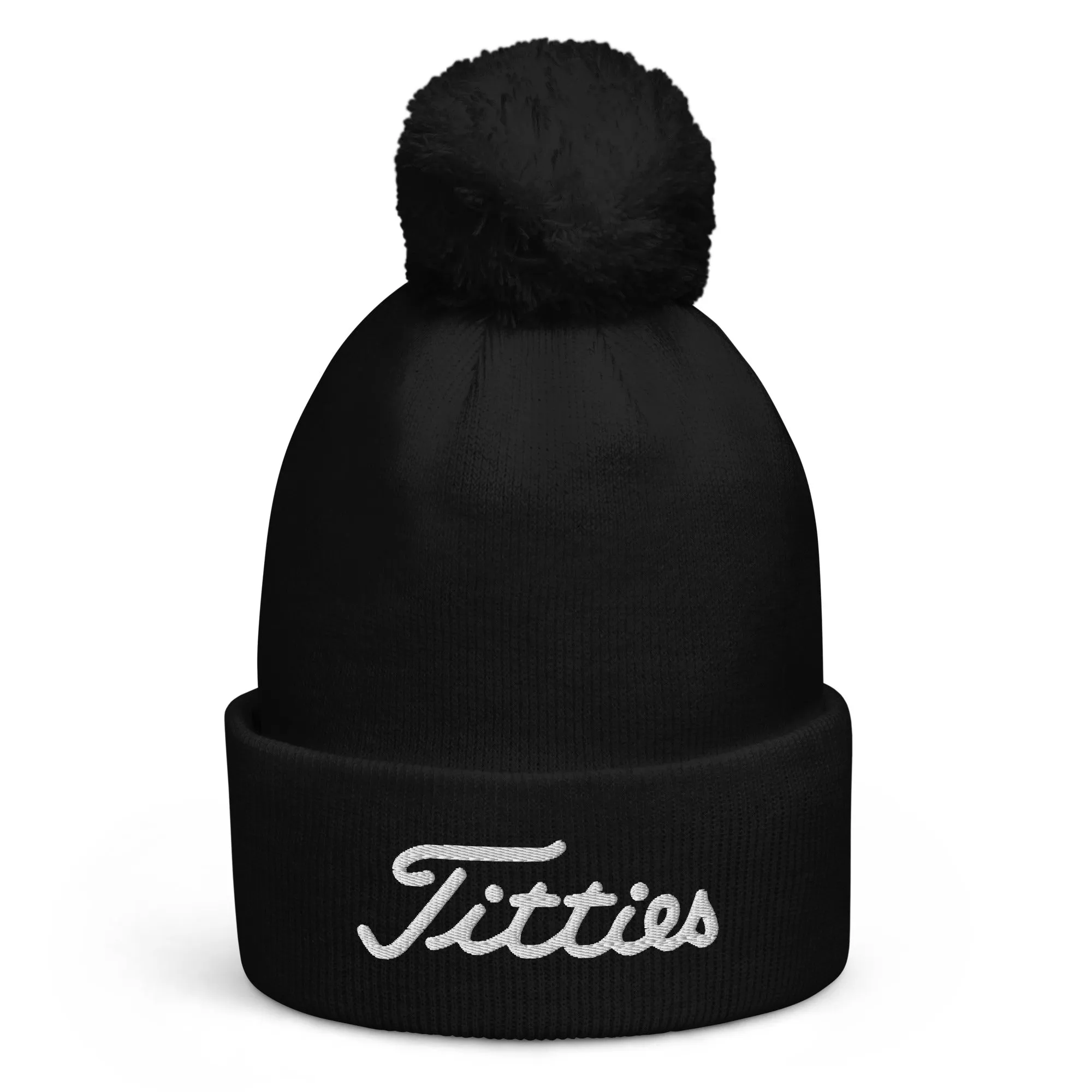 TITTIES POM POM BEANIE