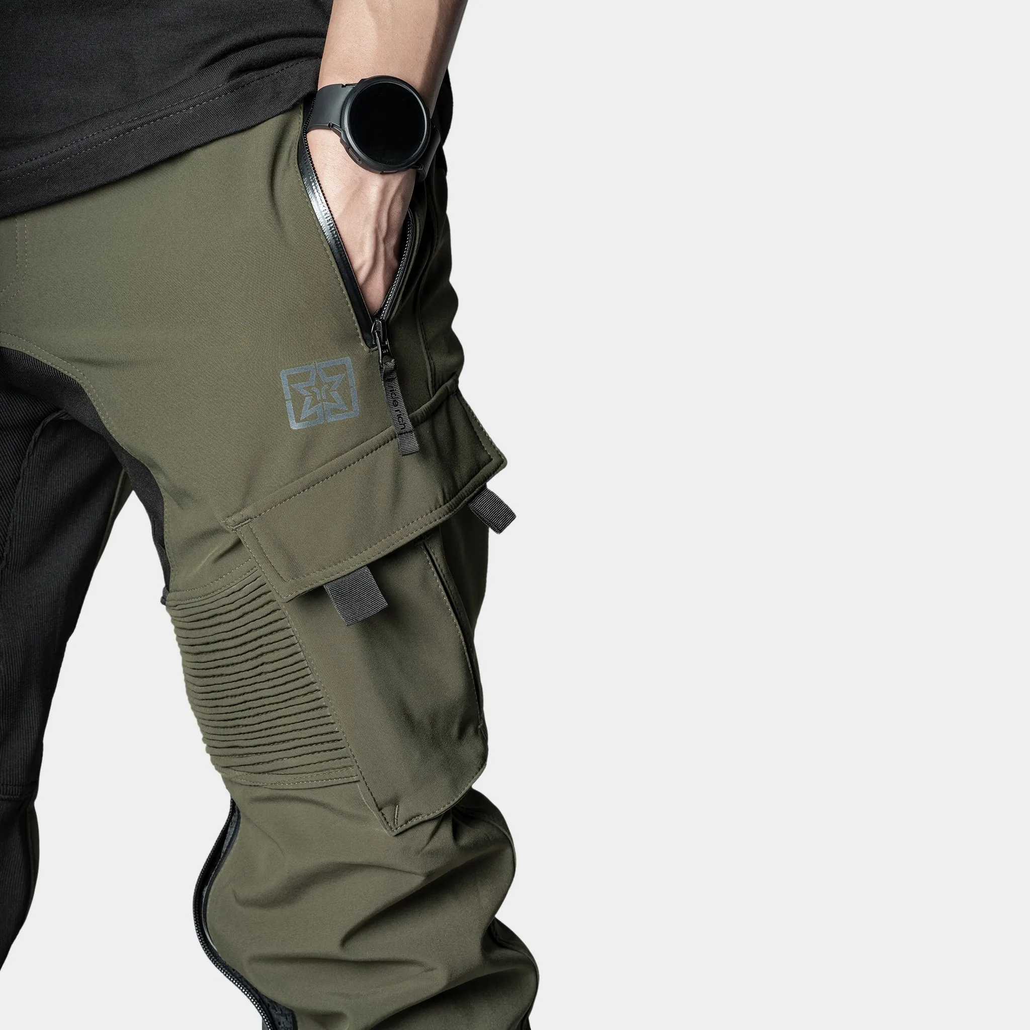 Unit 16™ Armoured Softshell Cargo Joggers {Military Green}