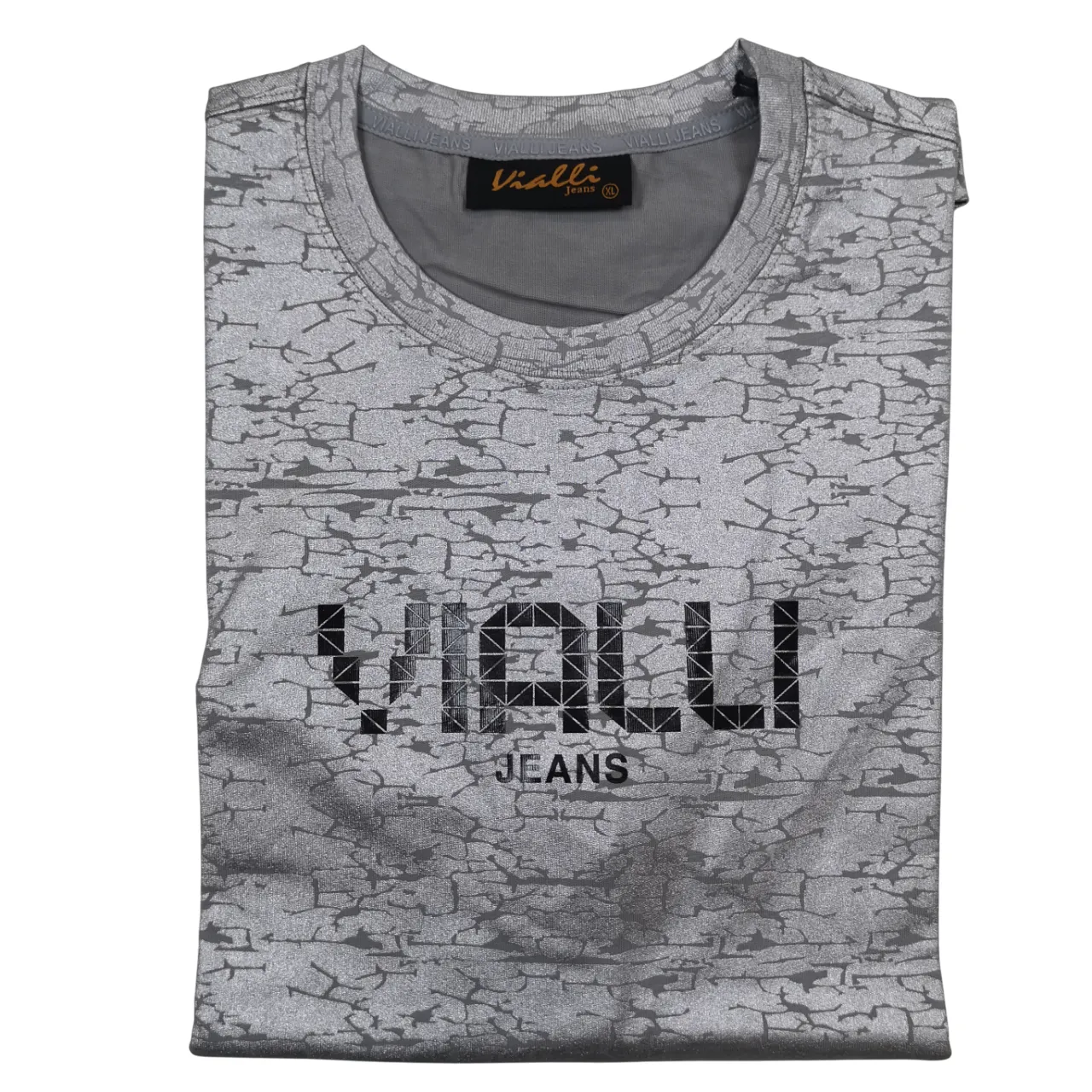 Vialli Istar Wax Silver Grey T shirt