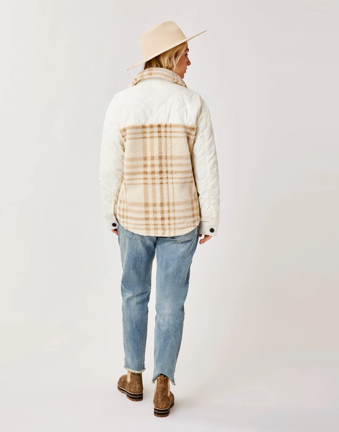 Vineyard Shacket: Birch Plaid