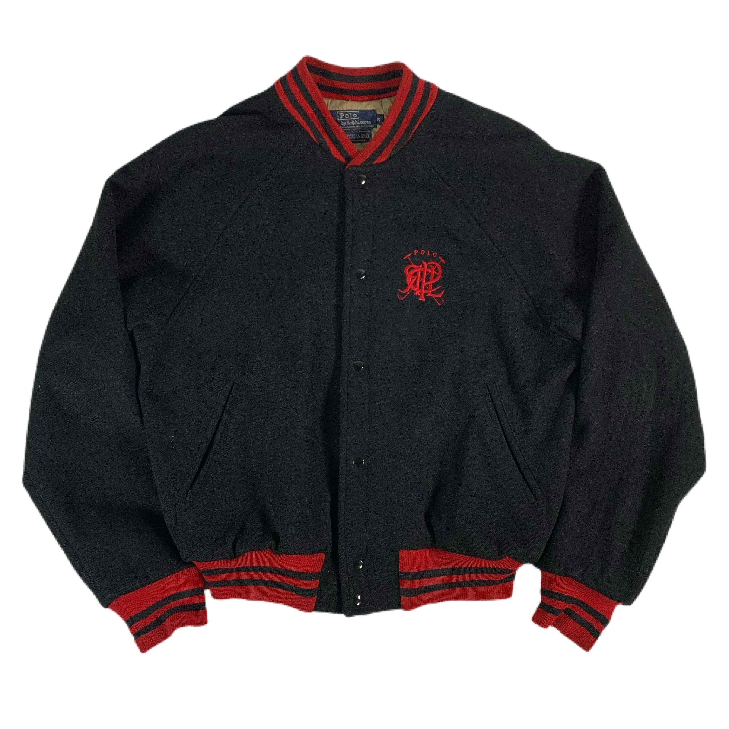 Vintage Polo By Ralph Lauren Wool "Bomber" Jacket