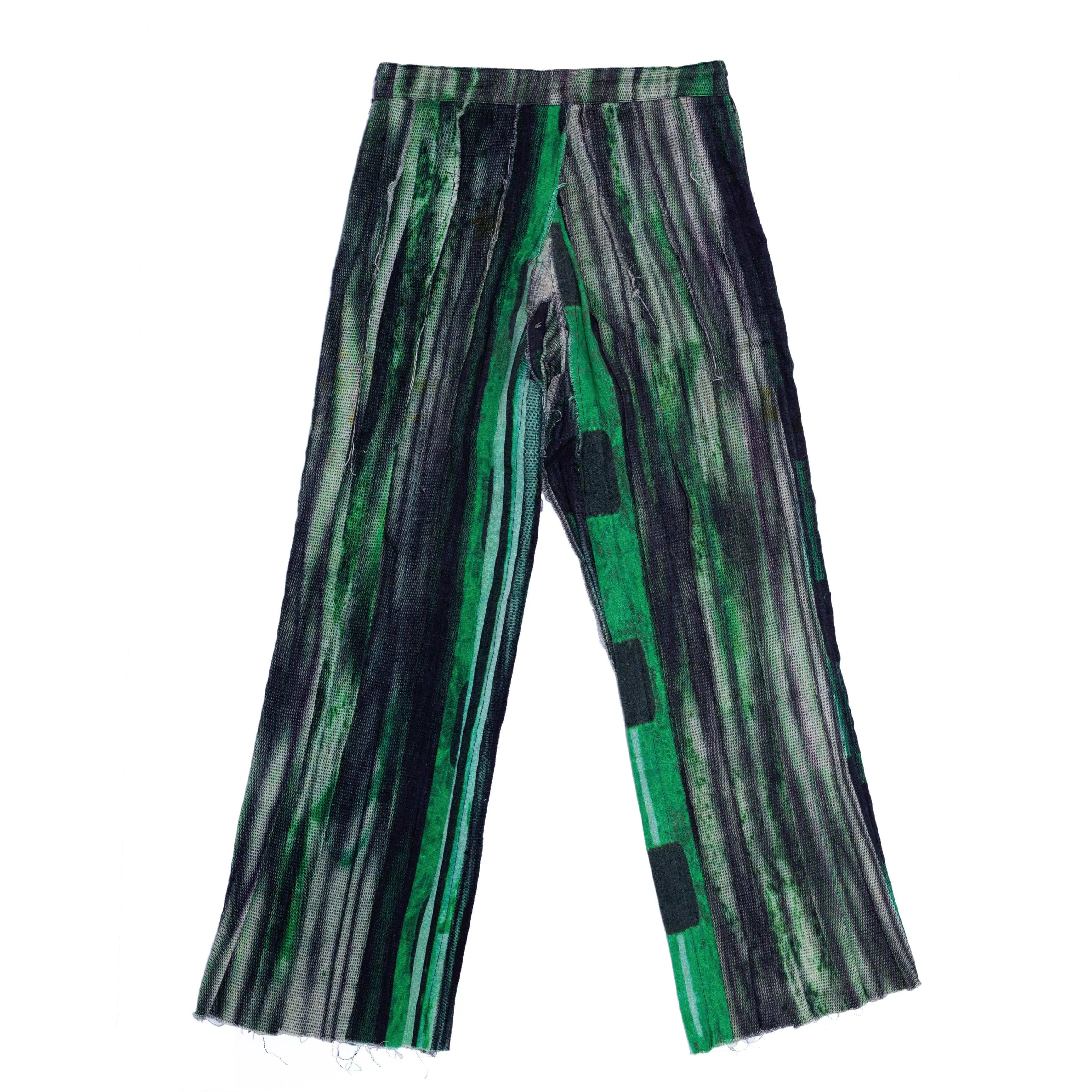 VIPER print handwoven party pants