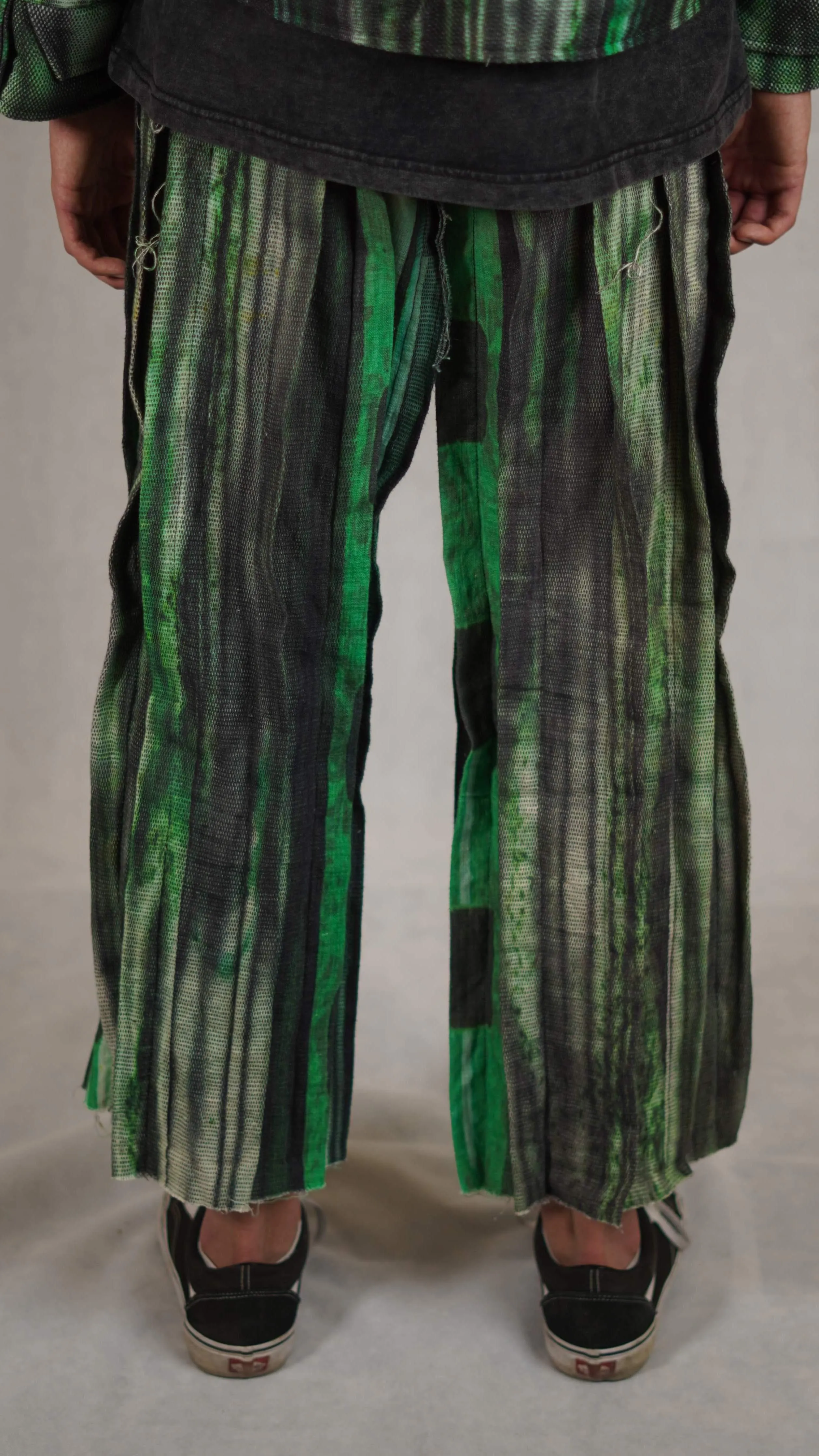 VIPER print handwoven party pants