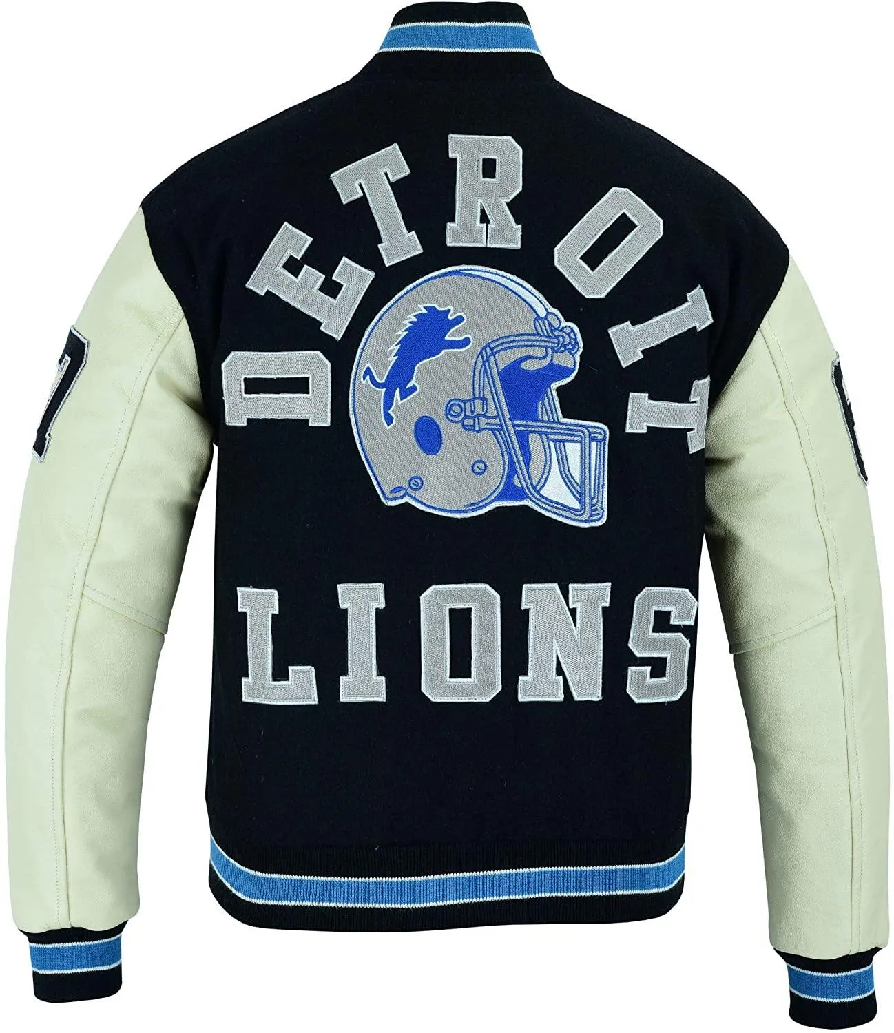 Warrior Gears® Beverly Hills Cop Eddie Murphy Axel Foley Detroit Lions Varsity Jacket