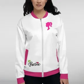 White Barbie Racer Jacket