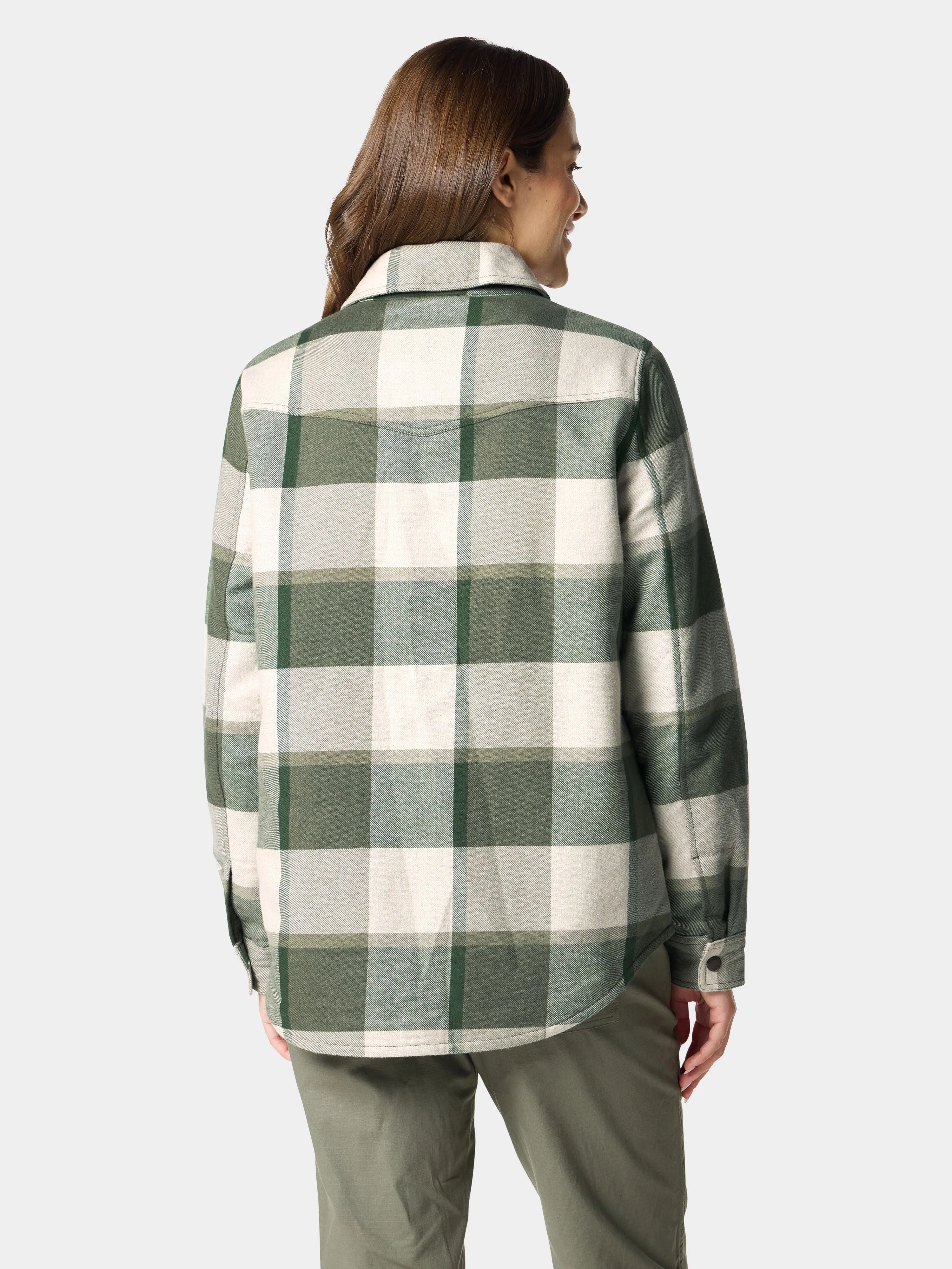 W's Campfire Shacket - Thyme/Birch Plaid