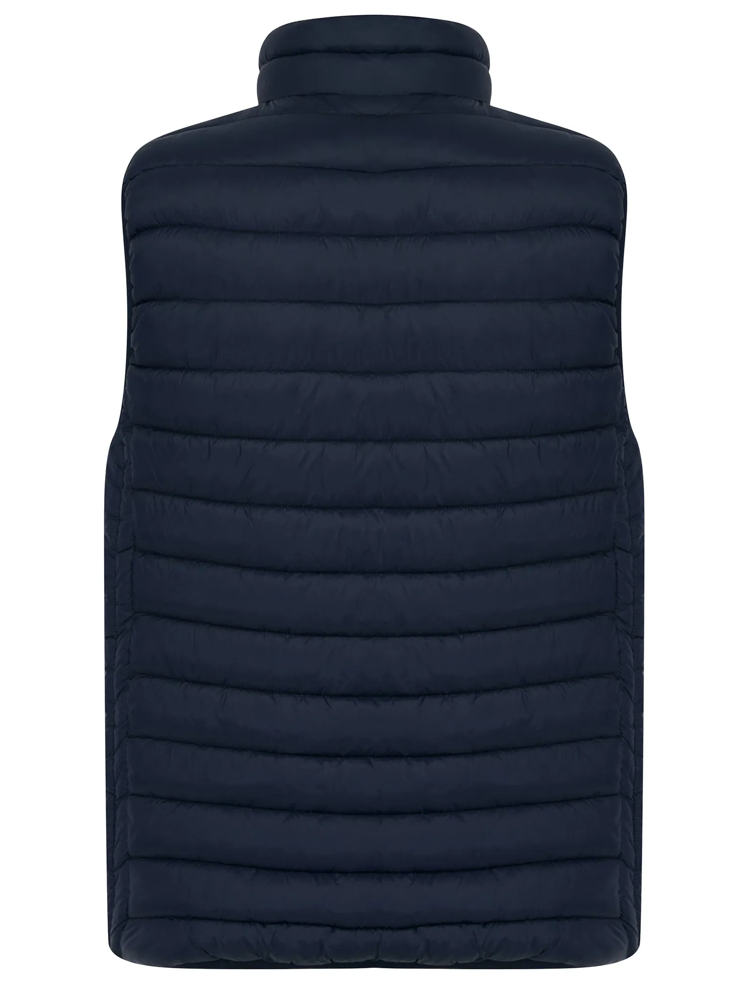 Yellin 2 Quilted Puffer Gilet with Fleece Lined Collar in Sky Captain Navy - Tokyo Laundry